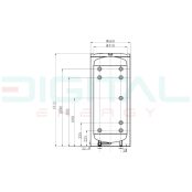 Digital Energy PWT-200L puffer tartály